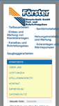 Mobile Screenshot of haustechnik-foerster.de