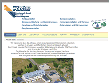 Tablet Screenshot of haustechnik-foerster.de